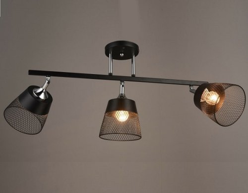 Люстра потолочная трехрожковая Мелодия Света Е27 40ВТ Черная фото Люстра потолочная трехрожковая Мелодия Света Е27 40ВТ Черная картинка